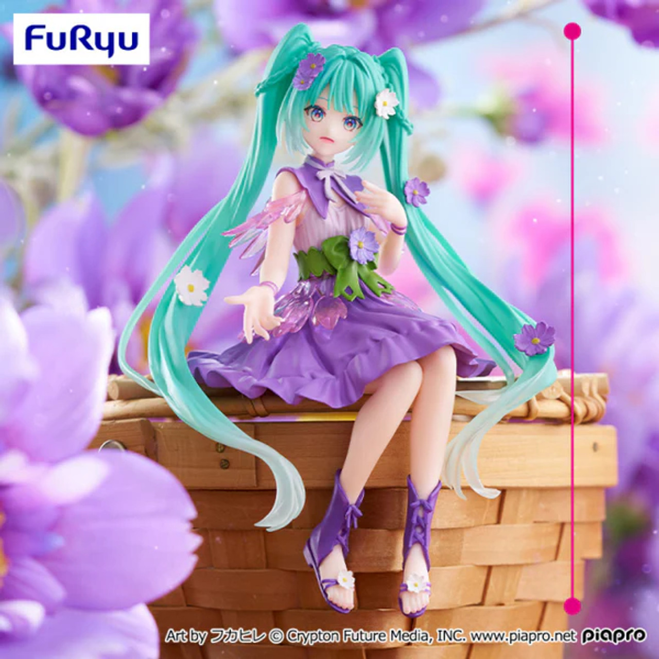 Vocaloid Hatsune Miku (Flower Fairy Cosmos Purple Color Ver.) Noodle Stopper Figure