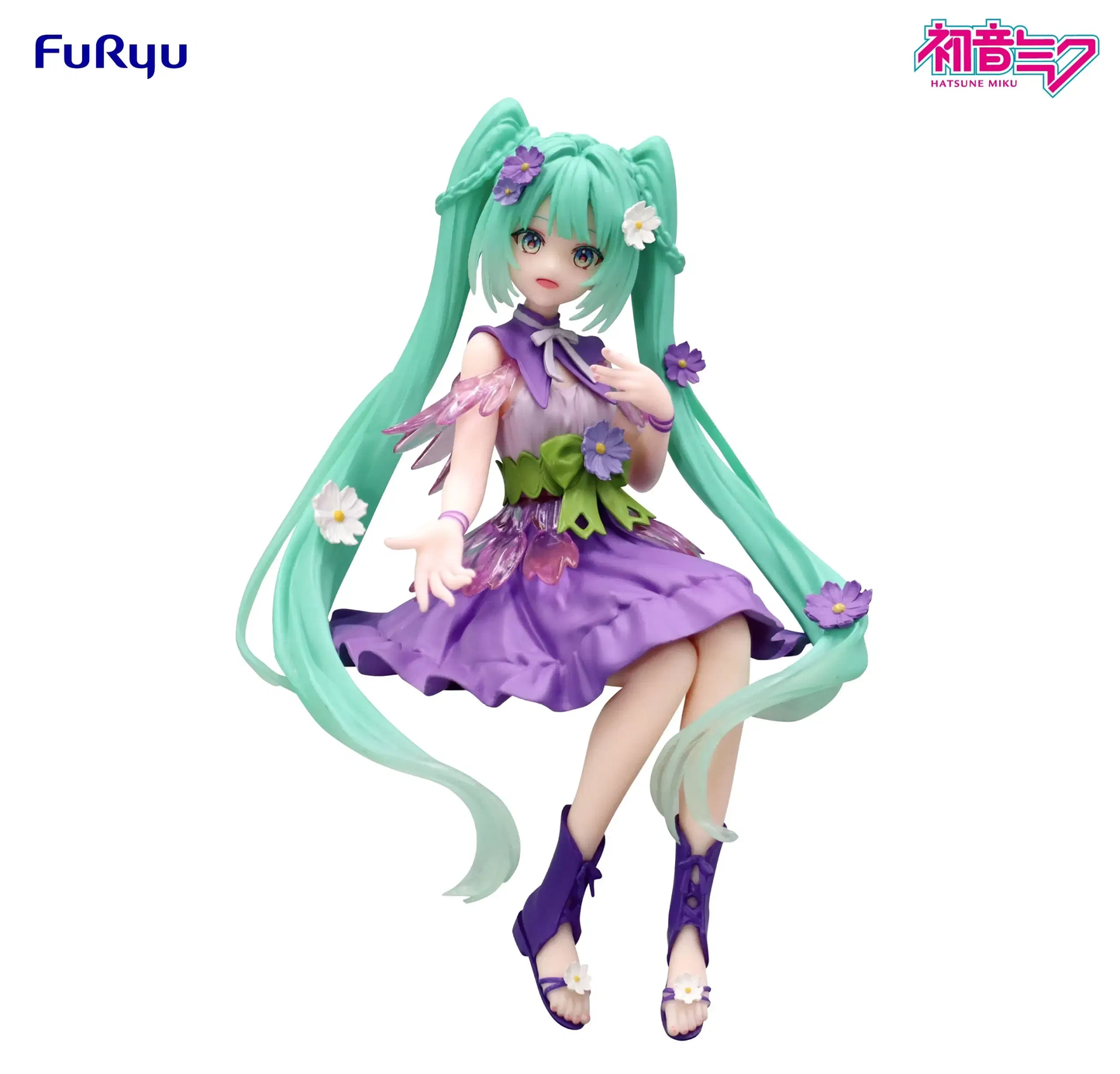 Vocaloid Hatsune Miku (Flower Fairy Cosmos Purple Color Ver.) Noodle Stopper Figure
