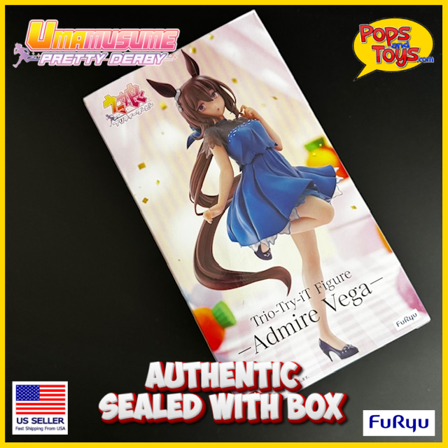 Uma Musume Pretty Derby Admire Vega Trio-Try-iT Figure Dress Ver. - NEW - IN US