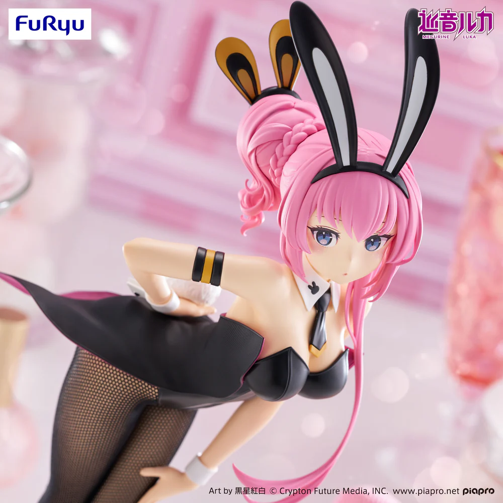 US Seller - FuRyu Hatsune Miku Megurine Luka BiCute Bunnies Figure 11" Tall New IN US