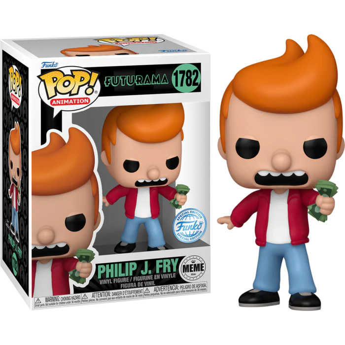 Funko Pop! Futurama Philip J. Fry - Take My Money Meme - #1782
