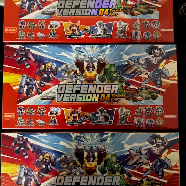 Blokees Transformers Defender Version 04 Tyrants Fury - 12 pack Sealed Case - No Duplicates