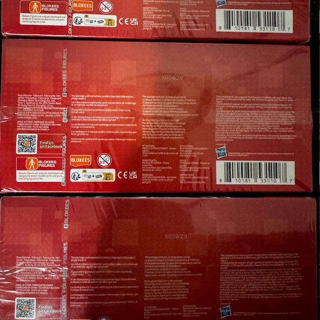 Blokees Transformers Defender Version 04 Tyrants Fury - 12 pack Sealed Case - No Duplicates