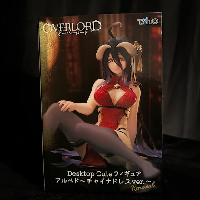 Overlord Albedo Figure Desktop Cute Red Chinese Dress BRAND NEW 5" Tall Desktop Cute