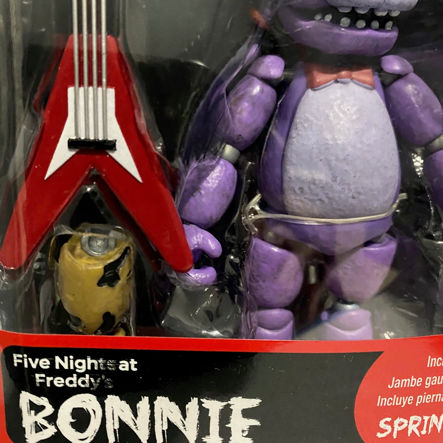Funko FNAF Bonnie With Guitar and Springtrap Leg Action Figure 5"
