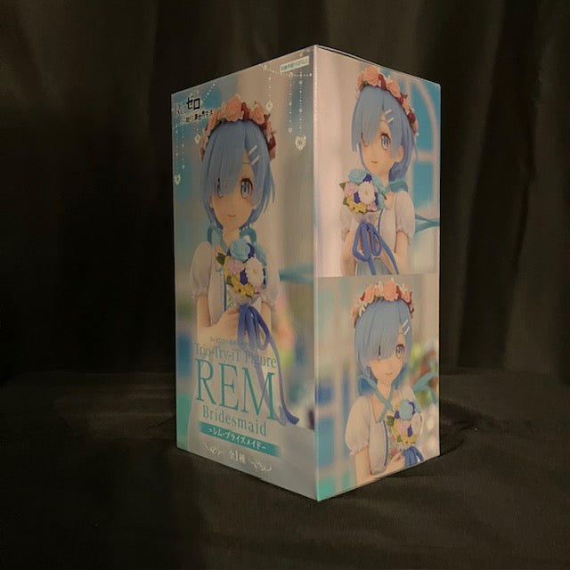 Re:Zero Rem Figure Bridesmaid Ver Furyu Trio-Try-It 8" Tall NEW Furyu
