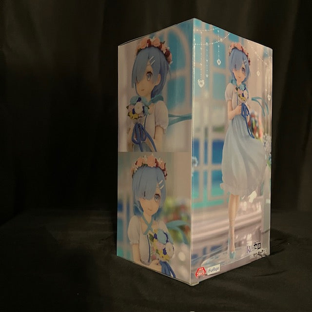 Re:Zero Rem Figure Bridesmaid Ver Furyu Trio-Try-It 8" Tall NEW Furyu