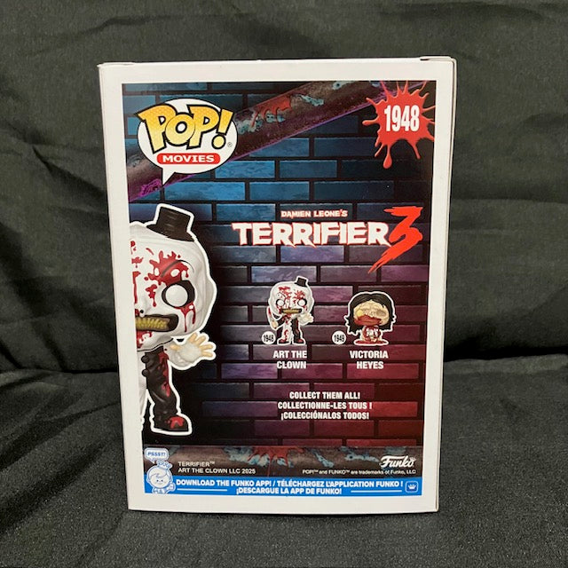 Terrifier 3 Art the Clown Bloody Funko Pop! Figure #1948