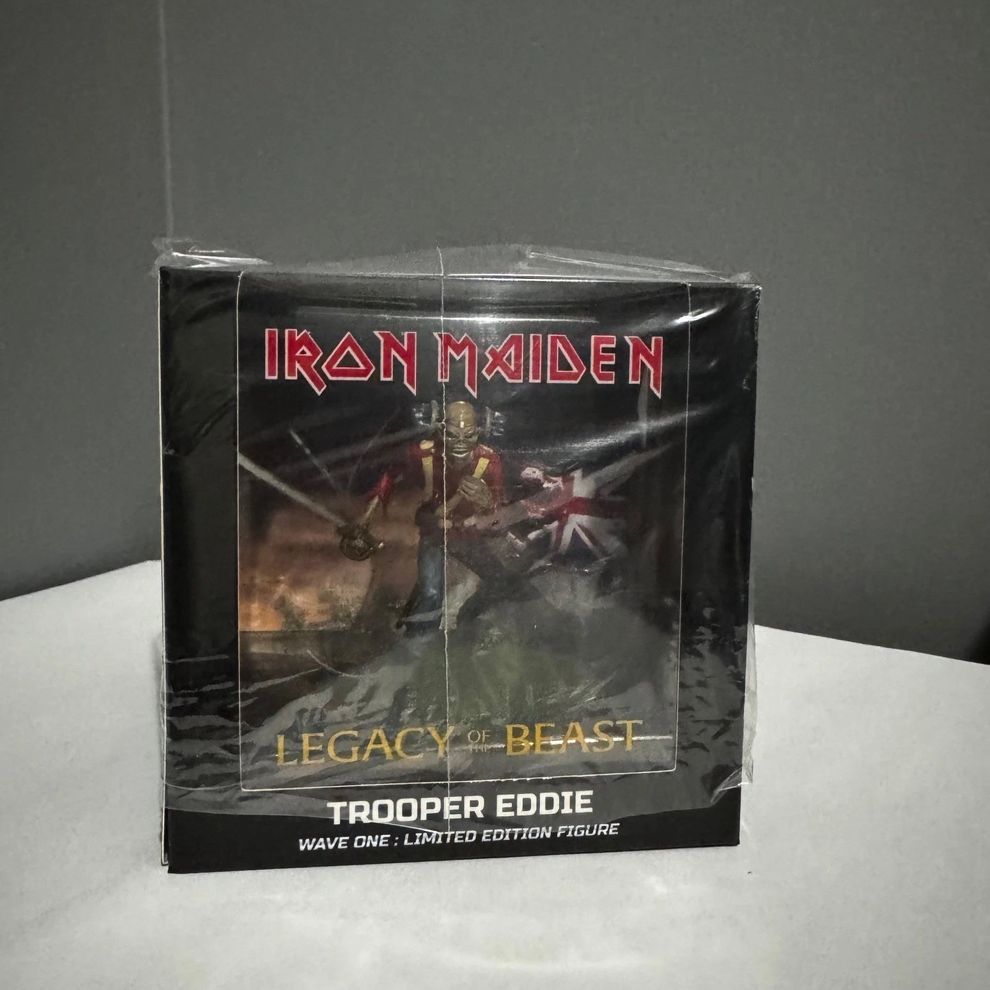 Iron Maiden Eddie Figure The Trooper Legacy of the Beast NIB 4" 1:24