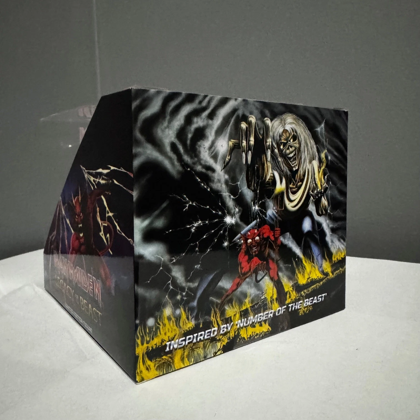Iron Maiden Eddie Figure The Number of the Beast Legacy of the Beast NIB 4" 1:24