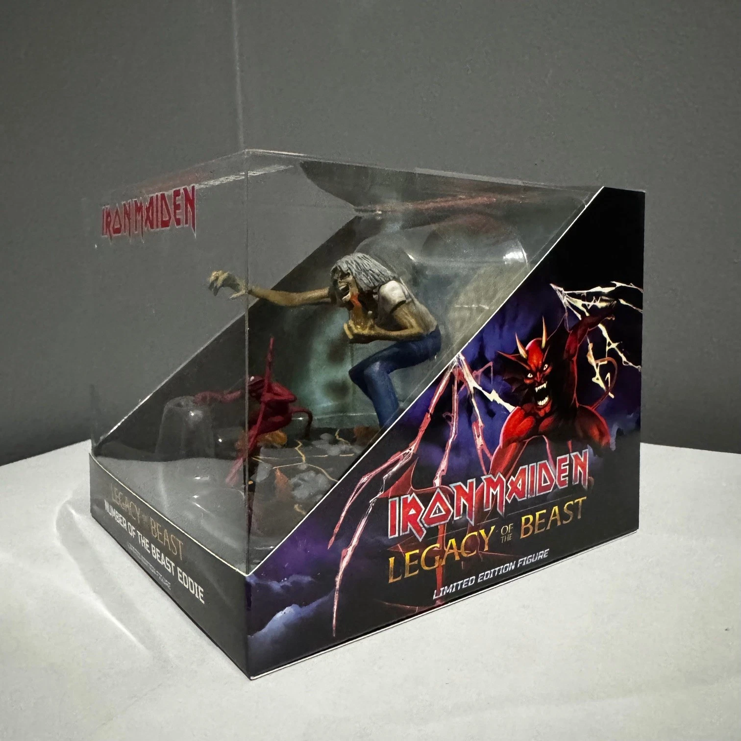 Iron Maiden Eddie Figure The Number of the Beast Legacy of the Beast NIB 4" 1:24