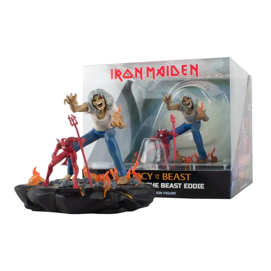 Iron Maiden Eddie Figure The Number of the Beast Legacy of the Beast NIB 4" 1:24