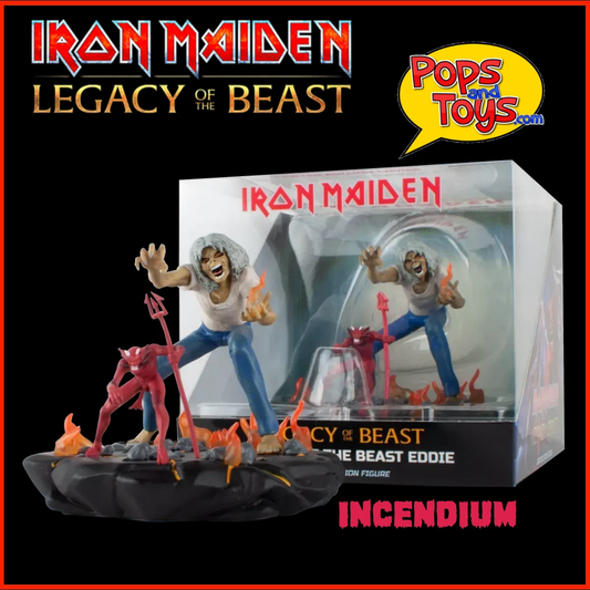 Iron Maiden Eddie Figure The Number of the Beast Legacy of the Beast NIB 4" 1:24