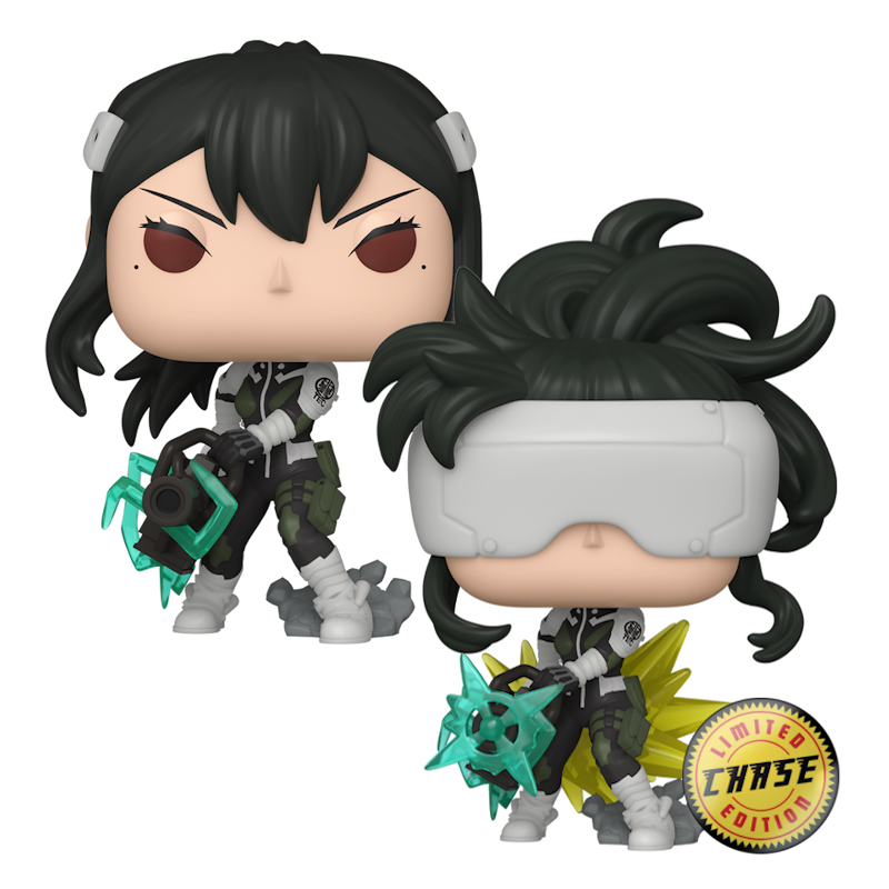 Funko Pop! Kaiju No. 8 Chase Set Mina Ashiro #2083 CHASE & COMMON Bundle Set