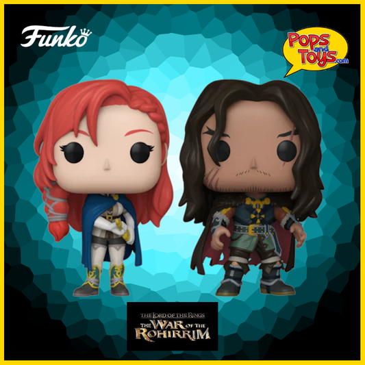 Funko Pop! Lord of the Rings: War of the Rohirrim Set of 2 Hera 1836 Wulf 1837
