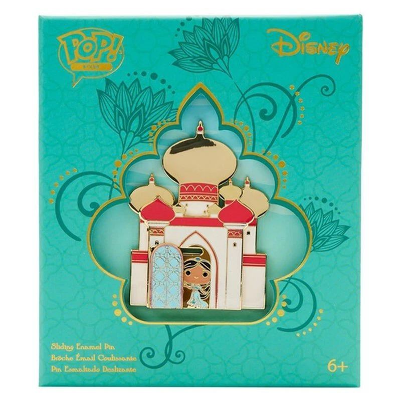 Loungefly Princess Jasmine Palace Sliding Disney Pin 3" Limited 1200