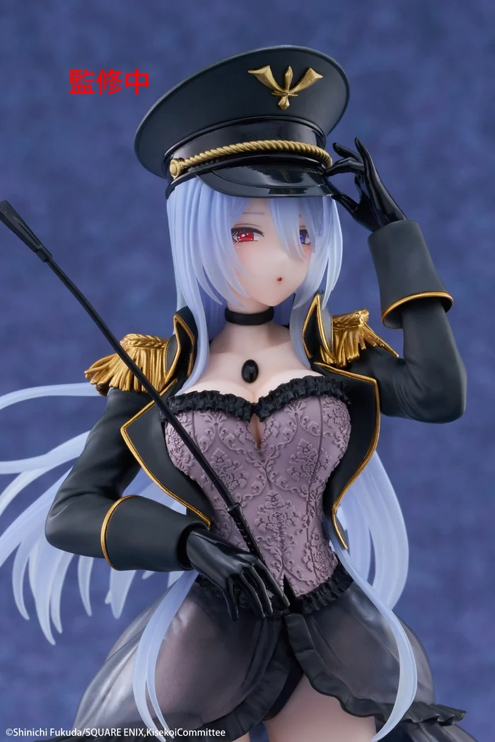 Official Taito My Dress-Up Darling Marin Kitagawa Black Lobelia AMP+ figure featuring detailed cosplay outfit and translucent hair effects