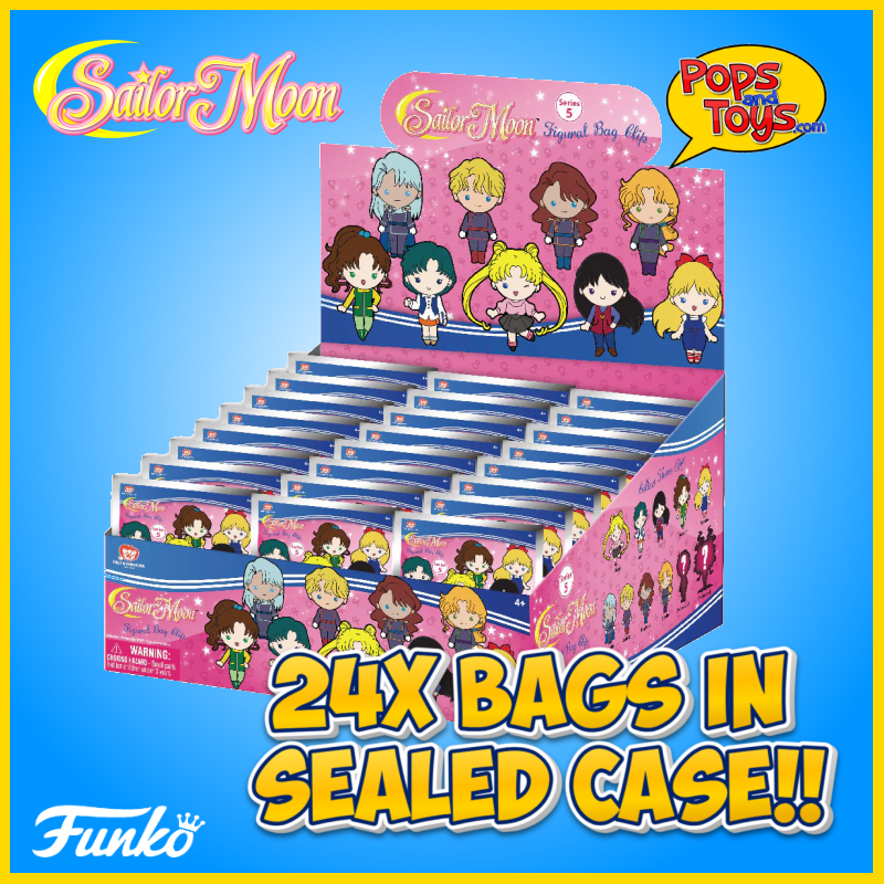Monogram: Sailor Moon Series 5 - 3D Foam Blind Bag Clip x24 Sealed Case +Display
