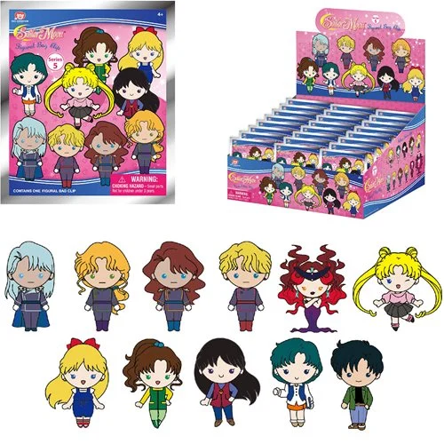 Monogram: Sailor Moon Series 5 - 3D Foam Blind Bag Clip x24 Sealed Case +Display