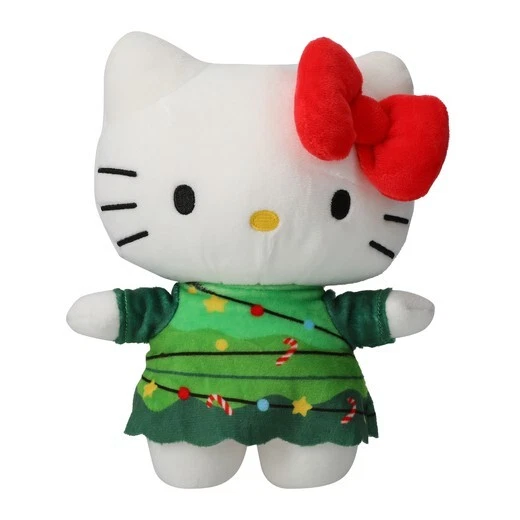 Hello Kitty and Friends 8" Plush Hello Kitty as Christmas Tree Original
