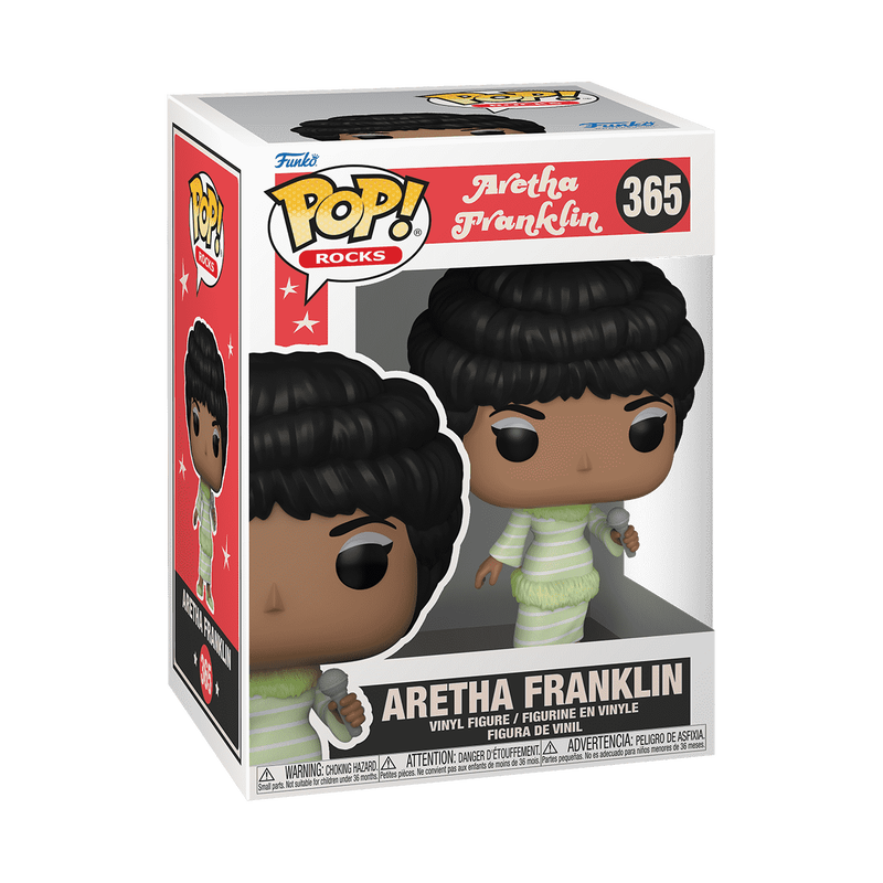 Funko Pop! Rocks Aretha Franklin in Green Dress #365 [Vaulted]