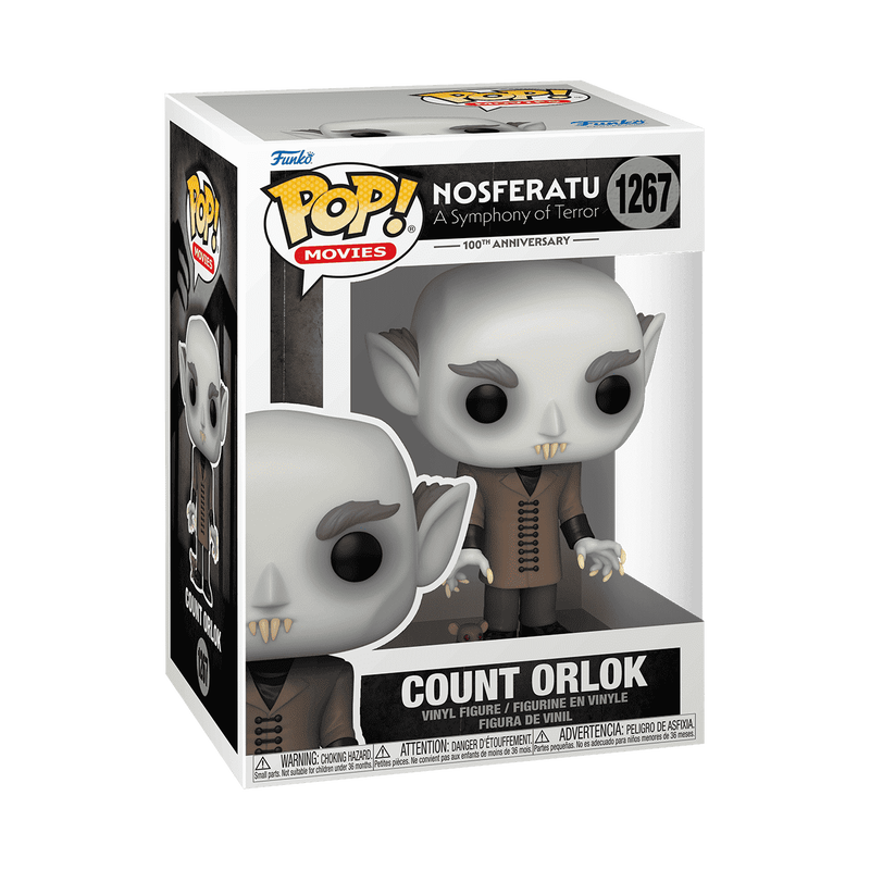 Funko Pop! Nosferatu Count Orlok with Coat #1921 + #1267 Common Bundle Set of 2