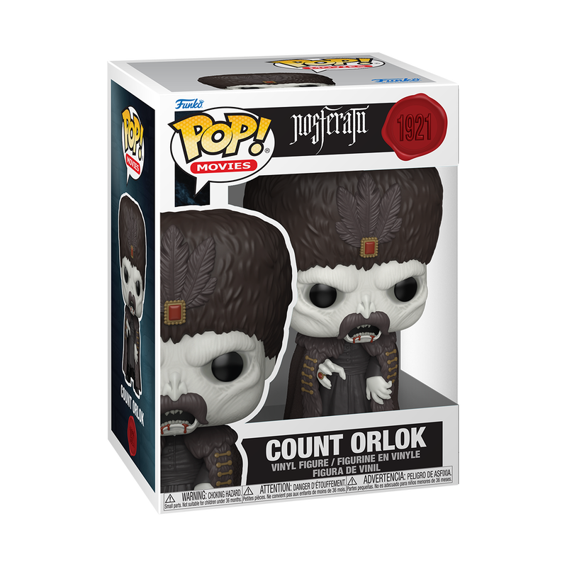 Funko Pop! Nosferatu Count Orlok with Coat #1921 + #1267 Common Bundle Set of 2