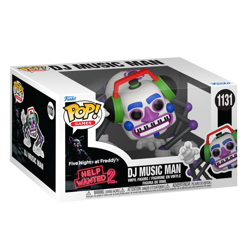 Funko Pop! FNAF Help Wanted 2 Bundle 5 Pack Vinyl Figures Scrap, Vanny, Glitchtrap, DJ Music Man, and Roxy