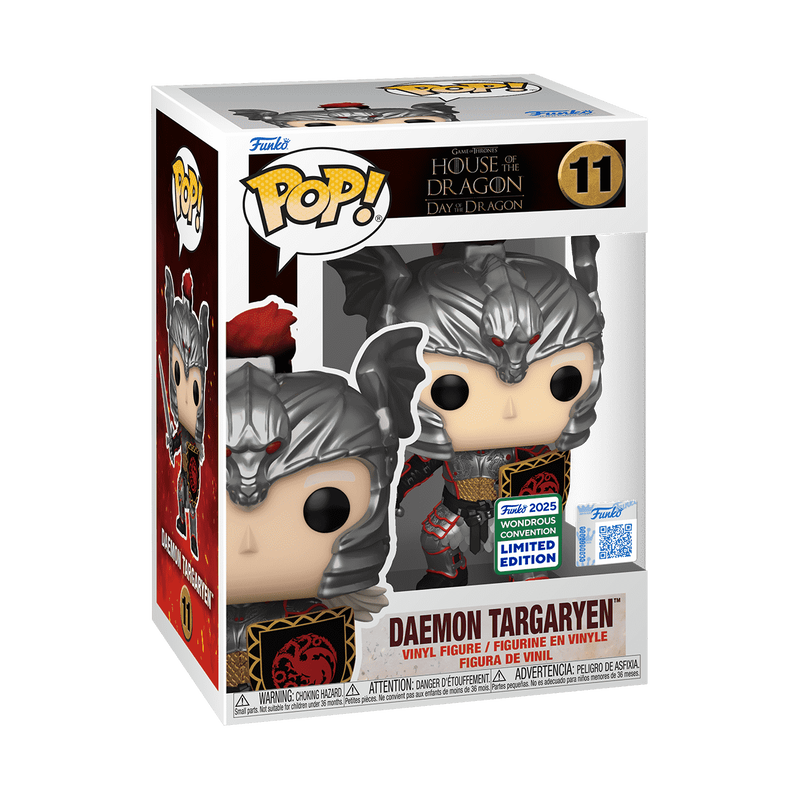 Funko Pop! Daemon Targaryen (Targaryen Armor) #11 with Funko Premium Protector