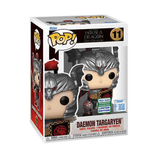 Funko Pop! Daemon Targaryen (Targaryen Armor) #11 with Funko Premium Protector