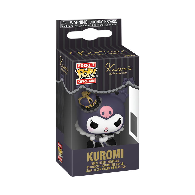Funko Pop! Kuromi (Royal Outfit) (20th Anniversary) #110 Common + Keychain Bundle