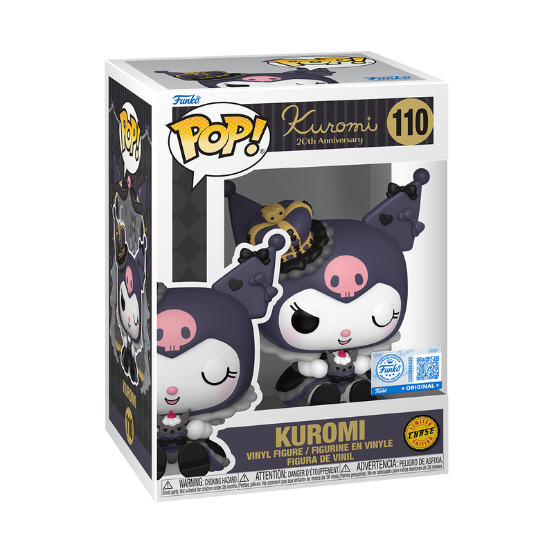 Funko Pop! Kuromi Chase (Royal Outfit) (20th Anniversary) #110 Chase + Common  Bundle