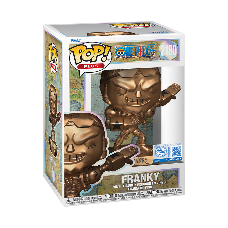 Funko Pop Nico Robin & Franky Bronze Statue One Piece #2179 #2180