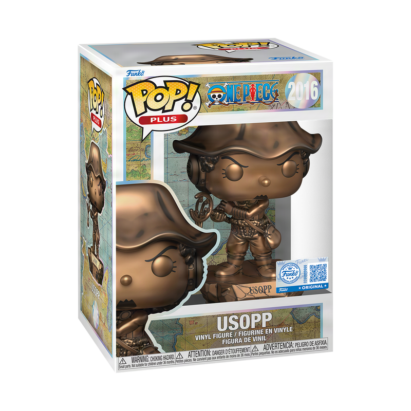 Funko Pop! Plus Usopp Statue (Bronze) with Protector 2016 Exclusive