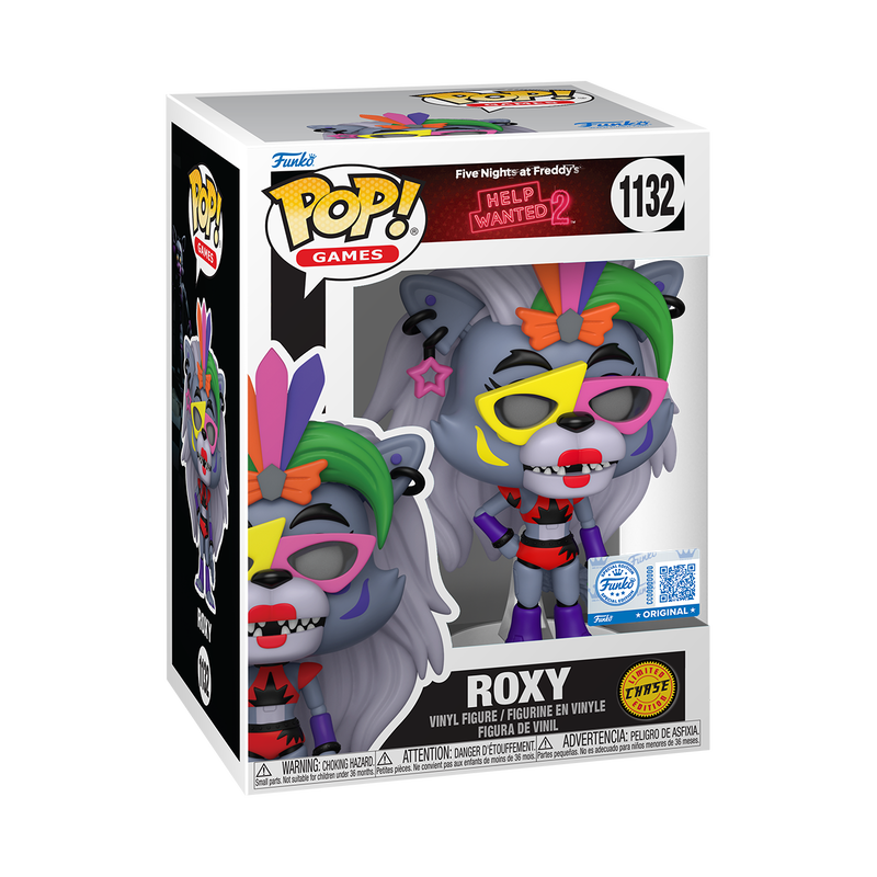 Funko Pop! FNAF Help Wanted 2 Movie Roxy Chase Guaranteed and Common Bundle