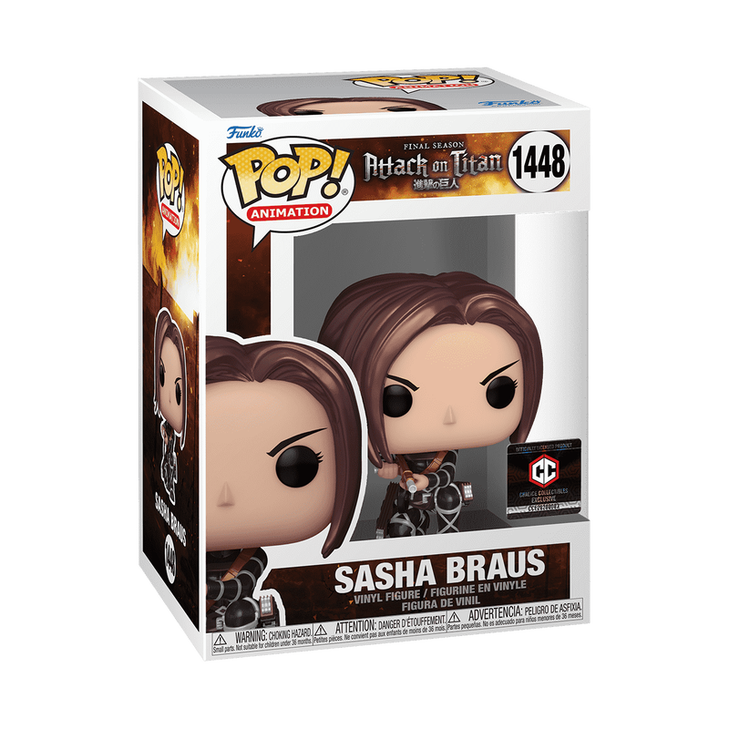 Funko Pop! Sasha Braus (Metallic) Attack On Titan Chalice Exclusive