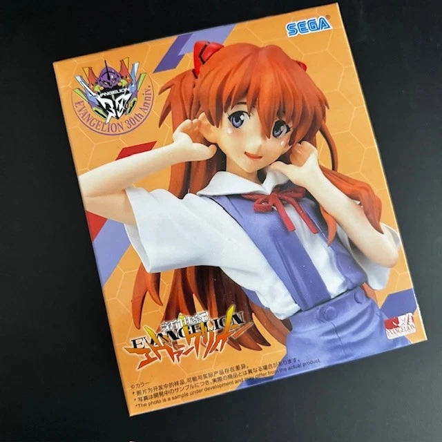 Evangelion Asuka Premium School Uniform Figure New Sega Neon Genesis - US SELLER