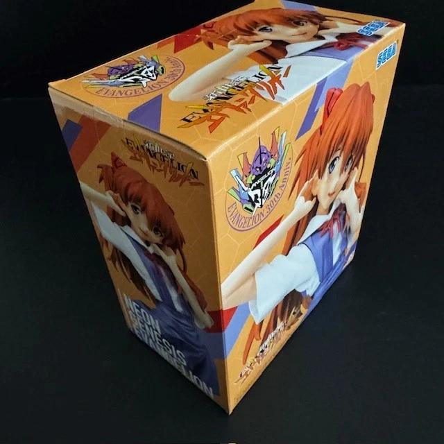 Evangelion Asuka Premium School Uniform Figure New Sega Neon Genesis - US SELLER