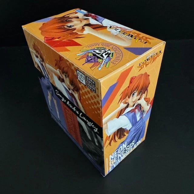 Evangelion Asuka Premium School Uniform Figure New Sega Neon Genesis - US SELLER