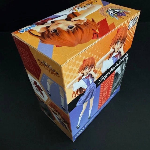 Evangelion Asuka Premium School Uniform Figure New Sega Neon Genesis - US SELLER