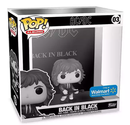 Funko POP! Albums: AC/DC - Back in Black (B&W) Rocks Walmart Exclusive