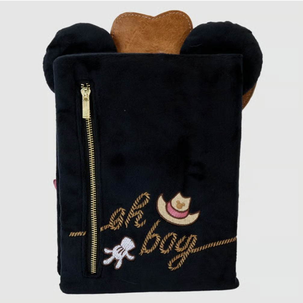 Western Mickey Mouse Cosplay Plush Refillable Stationery Journal (IB)