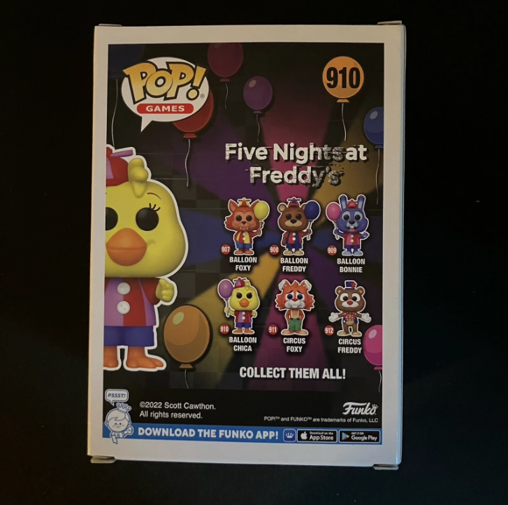 Funko POP! Fnaf Games: Five Nights At Freddy's - Balloon Chica #910