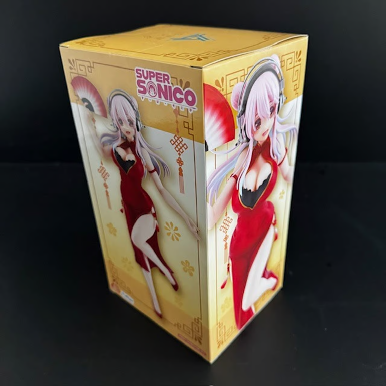US Seller - Super Sonico Figure Trio-Try-iT FuRyu Red China Dress - 8.2" New