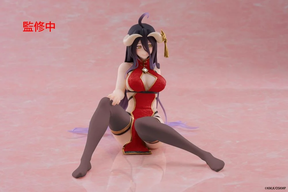 Overlord Albedo Figure Desktop Cute Red Chinese Dress BRAND NEW 5" Tall Desktop Cute