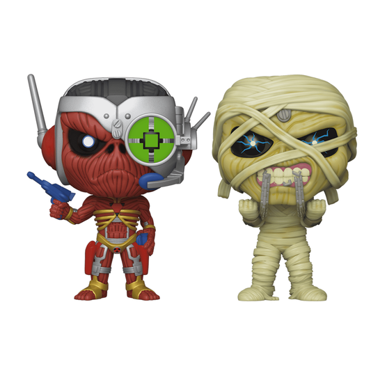 Funko Pop! Iron Maiden Bundle Eddie Somewhere in Time #248 and Mummy Eddie #442