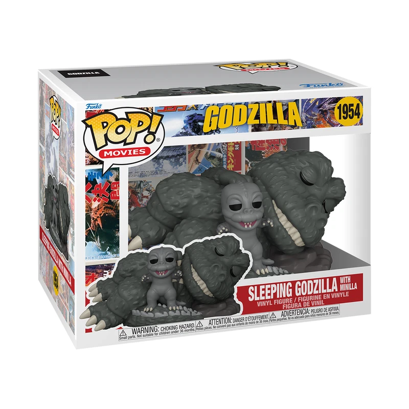 Funko Pop Sleeping Godzilla Bundle 3 Pack #1953 #1954 #1955 Super