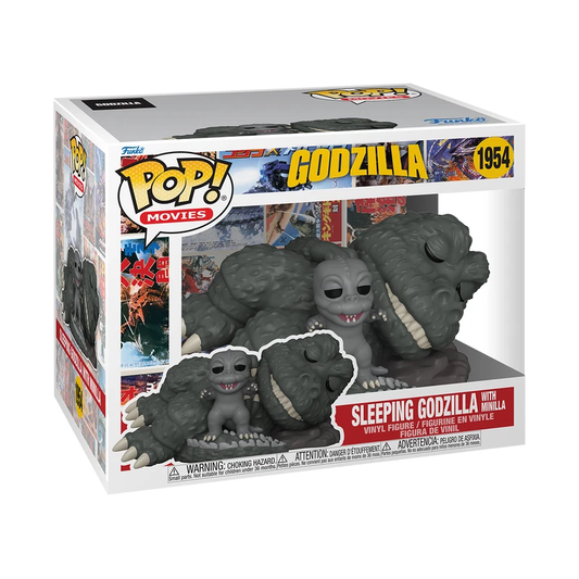 Funko Pop Sleeping Godzilla -  Sleeping Godzilla with Minilla  #1954 Super