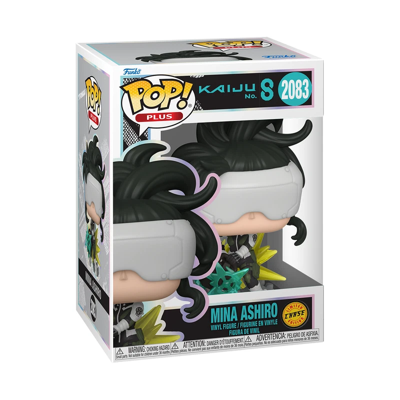 Funko Pop! Mina Ashiro #2083 CHASE & COMMON Kaiju No. 8 Bundle Set