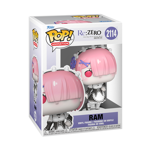 Funko POP! Bundle 6 Pack - RE: Zero - Rem Emilia Subaro Re:zero Ram Chase Exclusive w Protector